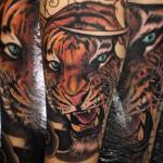tiger tattoo full colour by sean crane