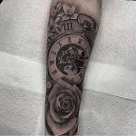 Steve_crane_tattoo_pocketwatch_roses_jasmine_flowers